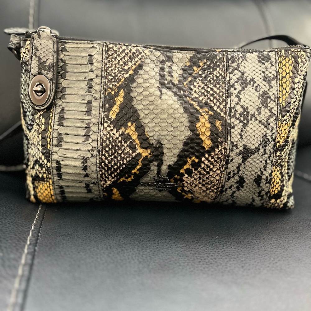AUTHENTIC Coach Snakeskin purse (special edition)